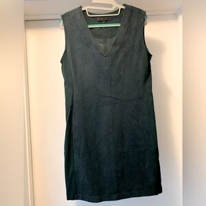 BCBG Green suede dress